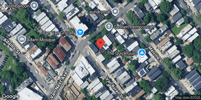Aerial map of 526 VAN NEST AVENUE, Bronx