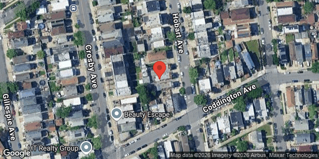 Aerial map of 1411 HOBART AVENUE, Bronx