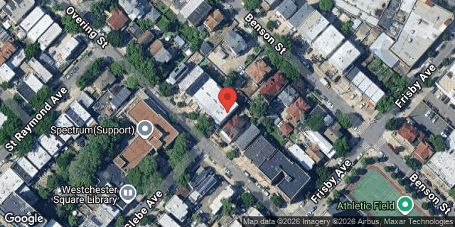 Aerial map of 1522 OVERING STREET, Bronx