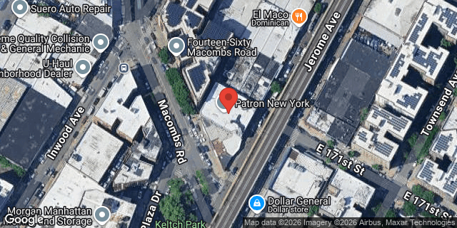 Aerial map of 1465 JEROME AVENUE, Bronx