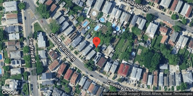 Aerial map of 3207 COUNTRY CLUB ROAD, Bronx