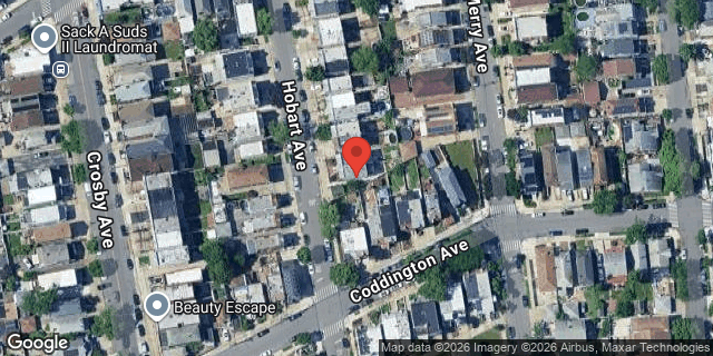 Aerial map of 1408 HOBART AVENUE, Bronx