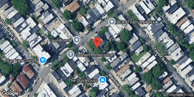 Aerial map of 1650 MELVILLE STREET, Bronx