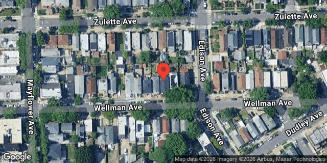 Aerial map of 2895 WELLMAN AVENUE, Bronx