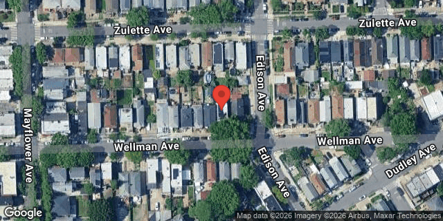 Aerial map of 2897 WELLMAN AVENUE, Bronx