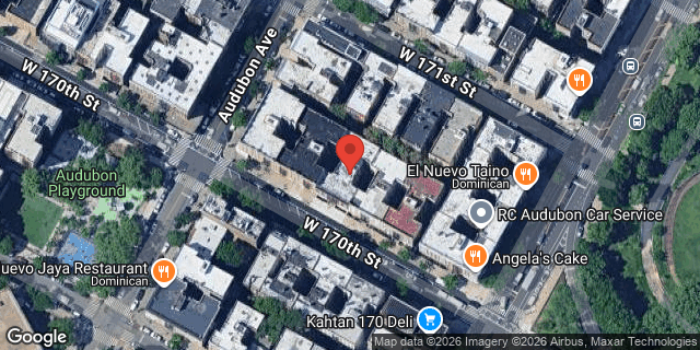 Aerial map of 509 WEST 170 STREET, Manhattan