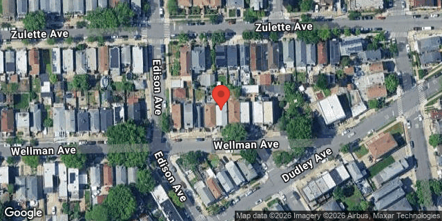 Aerial map of 2921 WELLMAN AVENUE, Bronx