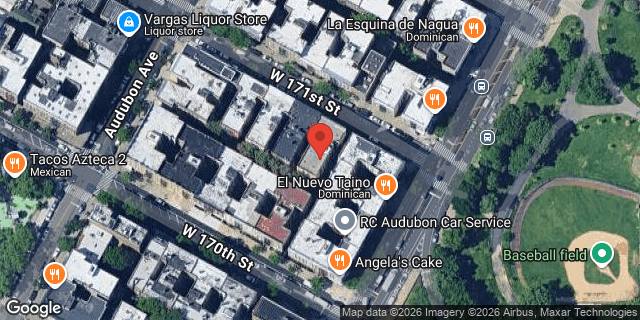 Aerial map of 504 WEST 171 STREET, Manhattan