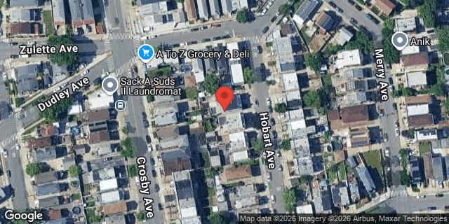 Aerial map of 1431 HOBART AVENUE, Bronx