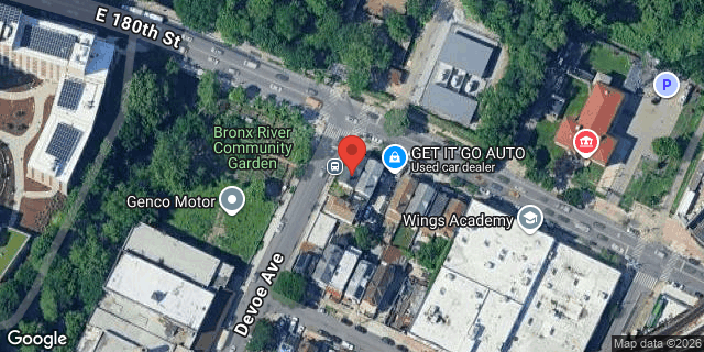 Aerial map of 1100 EAST 180 STREET, Bronx