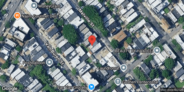 Aerial map of 1719 MELVILLE STREET, Bronx