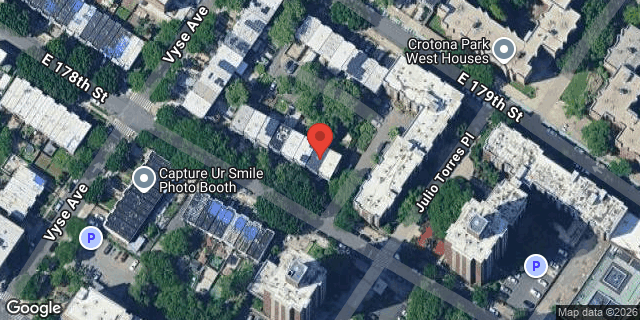 Aerial map of 973 EAST 178 STREET, Bronx