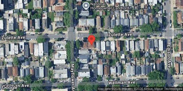 Aerial map of 2868 ZULETTE AVENUE, Bronx