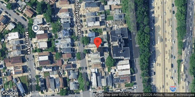 Aerial map of 1420 HOLLYWOOD AVENUE, Bronx
