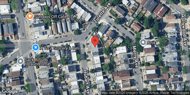 Aerial map of 1434 HOBART AVENUE, Bronx
