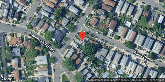 Aerial map of 1420 KENNELLWORTH PLACE, Bronx