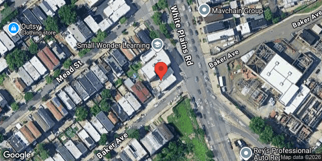 Aerial map of 1653 UNIONPORT ROAD, Bronx
