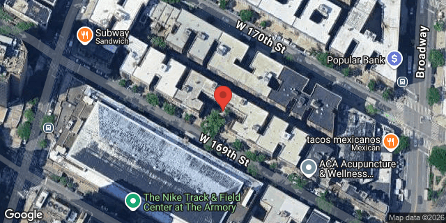 Aerial map of 625 WEST 169 STREET, Manhattan