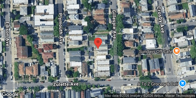 Aerial map of 1515 GILLESPIE AVENUE, Bronx