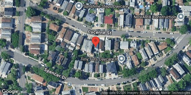 Aerial map of 3252 LUCERNE STREET, Bronx