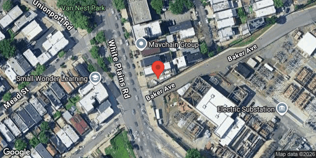 Aerial map of WHITE PLAINS ROAD, Bronx