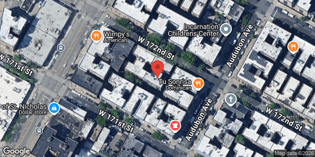 Aerial map of 570 WEST 172 STREET, Manhattan