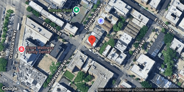 Aerial map of 905 EAST 178 STREET, Bronx