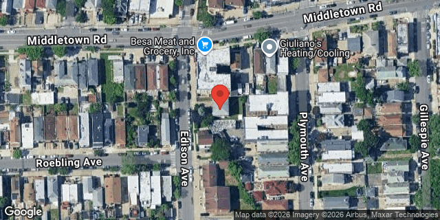 Aerial map of 1578 EDISON AVENUE, Bronx