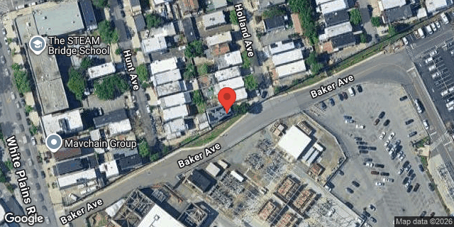 Aerial map of 1651 HOLLAND AVENUE, Bronx