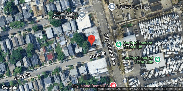 Aerial map of 183 CITY ISLAND AVENUE, Bronx