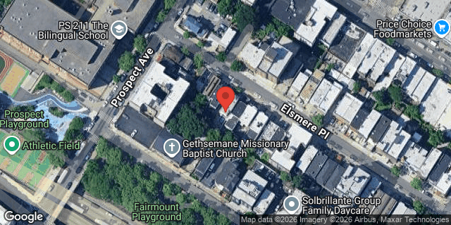 Aerial map of 778 ELSMERE PLACE, Bronx