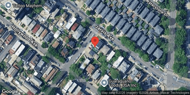 Aerial map of 1545 JARVIS AVENUE, Bronx