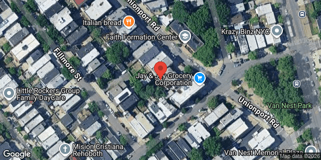 Aerial map of 1711 UNIONPORT ROAD, Bronx