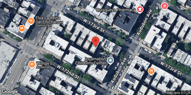 Aerial map of 562 WEST 173 STREET, Manhattan