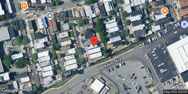 Aerial map of 1658 HOLLAND AVENUE, Bronx