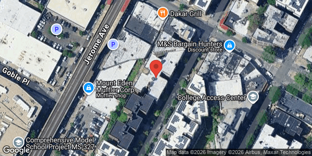 Aerial map of 1565 TOWNSEND AVENUE, Bronx