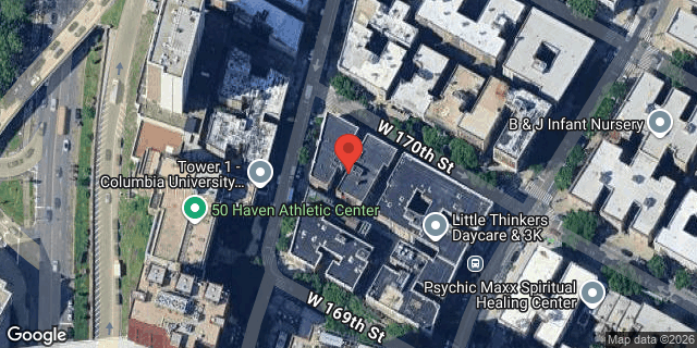 Aerial map of 720 WEST 170 STREET, Manhattan