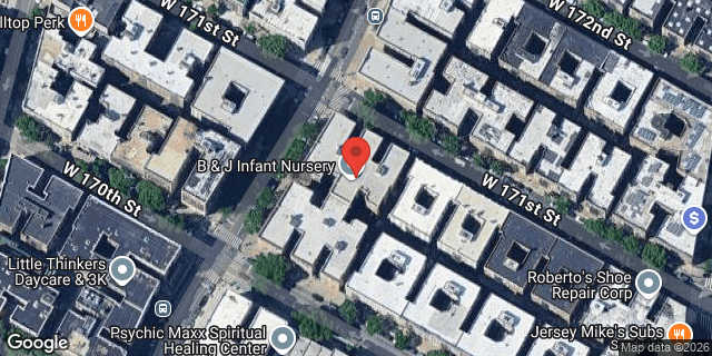 Aerial map of 260 FT WASHINGTON AVENUE, Manhattan