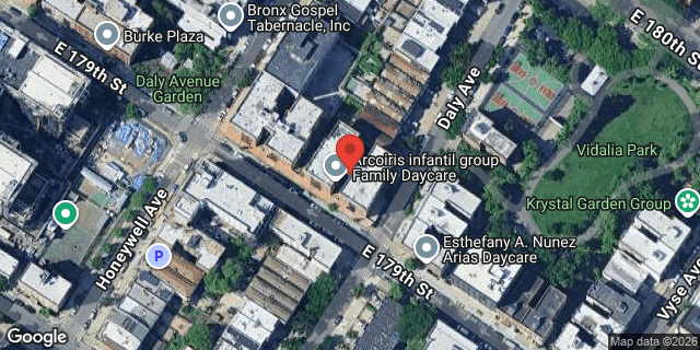 Aerial map of 913 EAST 179 STREET, Bronx