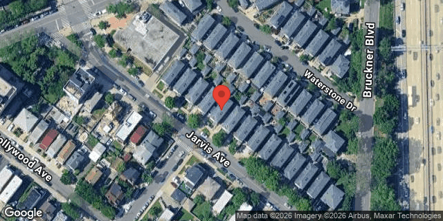 Aerial map of 1518 JARVIS AVENUE, Bronx