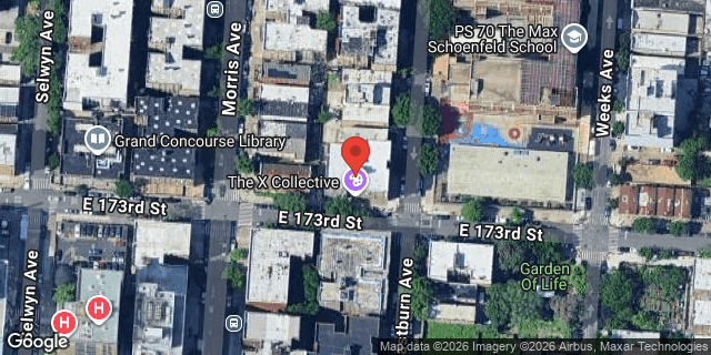 Aerial map of 221 EAST 173 STREET, Bronx