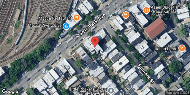 Aerial map of 610 MORRIS PARK AVENUE, Bronx