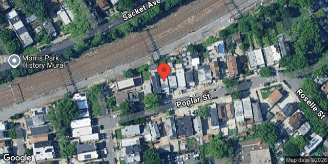 Aerial map of 2517 POPLAR STREET, Bronx