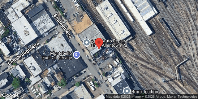 Aerial map of 1452 BLONDELL AVENUE, Bronx
