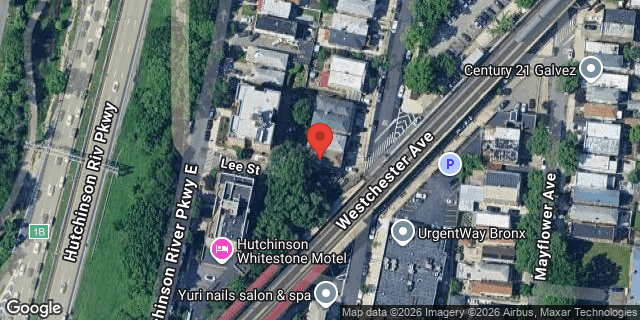 Aerial map of 1617 MULFORD AVENUE, Bronx