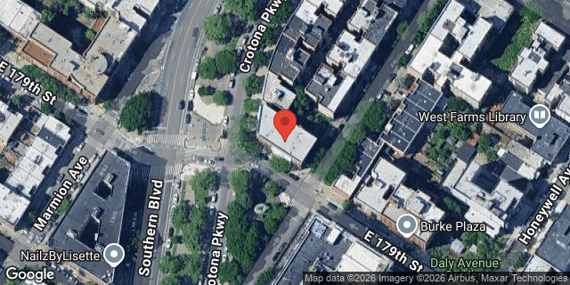 Aerial map of 2060 CROTONA PARKWAY, Bronx