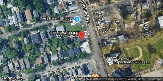 Aerial map of 229 CITY ISLAND AVENUE, Bronx
