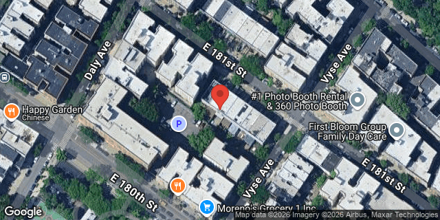 Aerial map of 944 EAST 181 STREET, Bronx