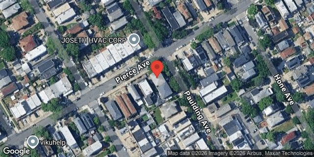 Aerial map of 1579 PAULDING AVENUE, Bronx
