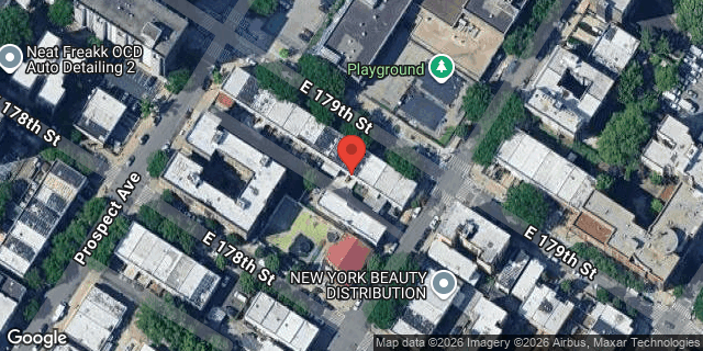 Aerial map of 776 EAST 179 STREET, Bronx